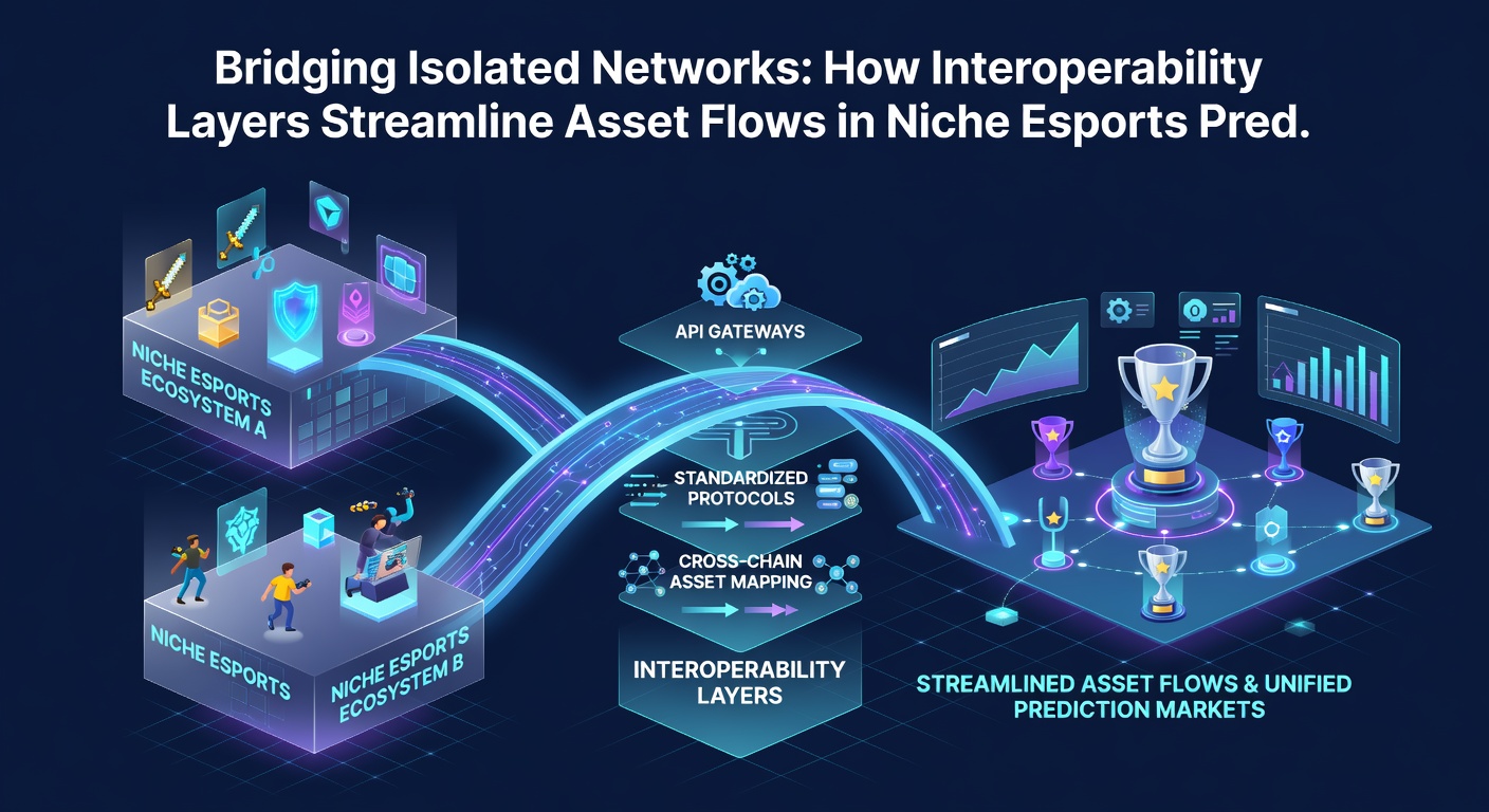 Asset-Ströme fließen durch interoperable Layer in fragmentierten Esports-Netzwerken