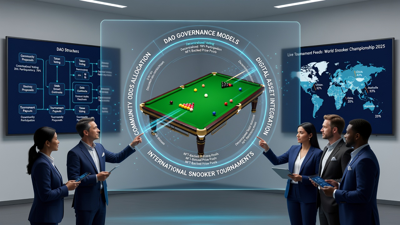 Visualisierung von Community-Voting in einem DAO für Snooker-Prognosen mit Blockchain-Integration