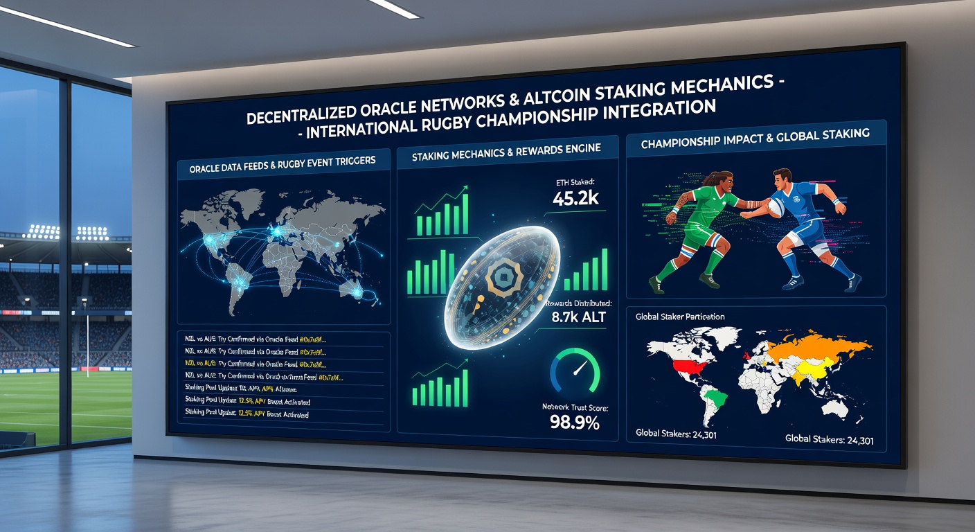 Altcoin-Staking-Pools mit Oracle-Feeds für Rugby-Meisterschaftsergebnisse