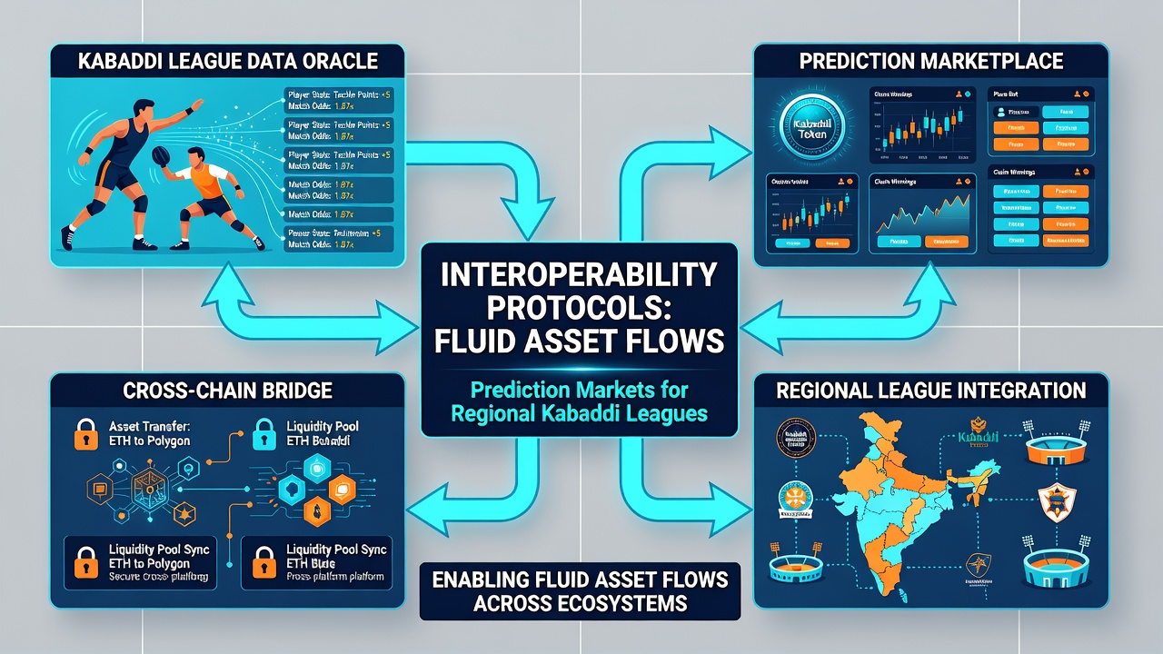 Asset-Flüsse zwischen Blockchains in Kabaddi-Prognosemärkten