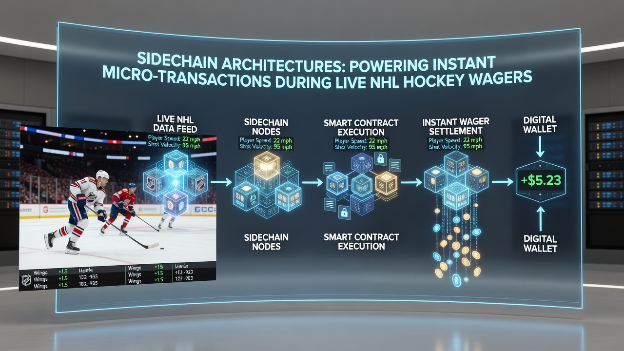 Echtzeit-Mikrotransaktionen auf Sidechains während NHL-Hockey-Wetten