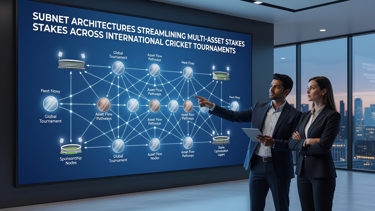 Visualisierung von Multi-Asset-Stakes über Subnet-Architekturen in Cricket-Wettmärkten