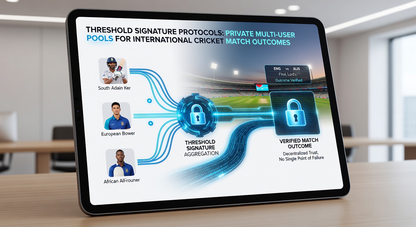 Darstellung privater Pools und dezentraler Wettsysteme für globale Cricket-Events